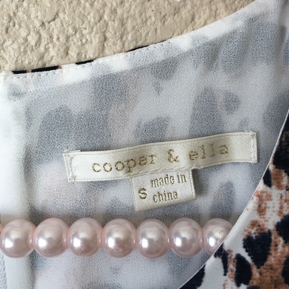 Cooper & Ella Tish Drop Waist Cheetah Print Dress - Picture 5 of 8